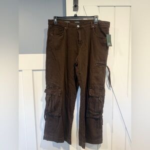 Women’s Brown Cargo Pants
